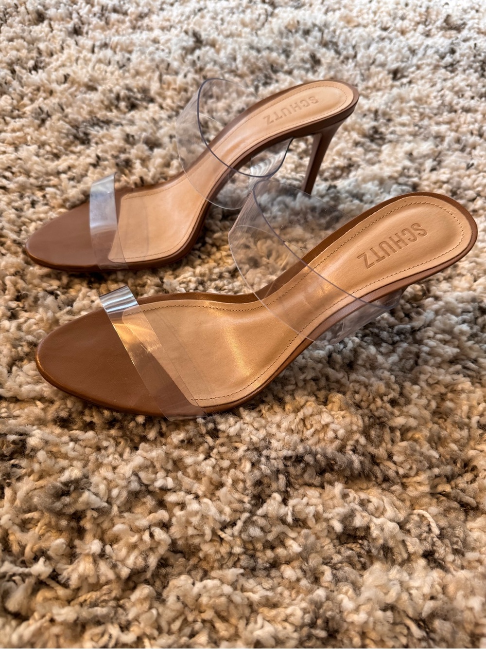 Schutz Ariella Slip-On Dress Sandals size 10.5
